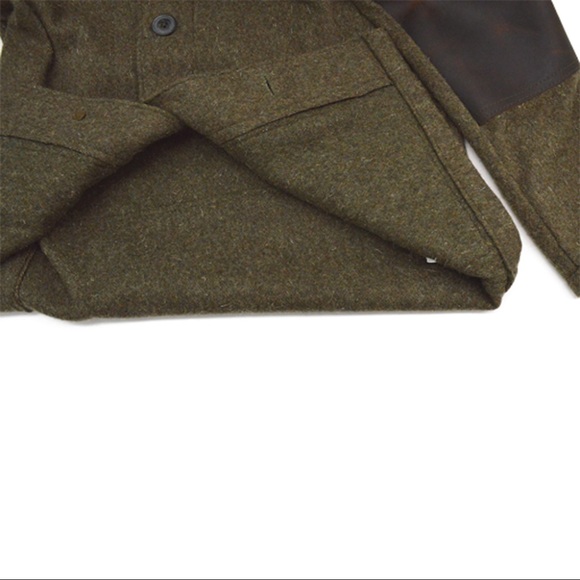 Nigel Cabourn Wool & Leather Military Jacket - Picture 6 of 6